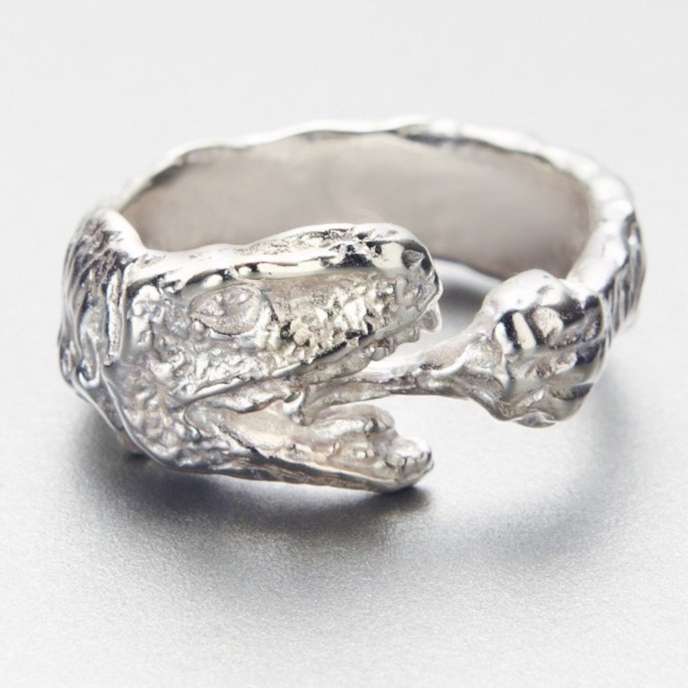 Verameat Dinosaur Eating Fried Chicken ring